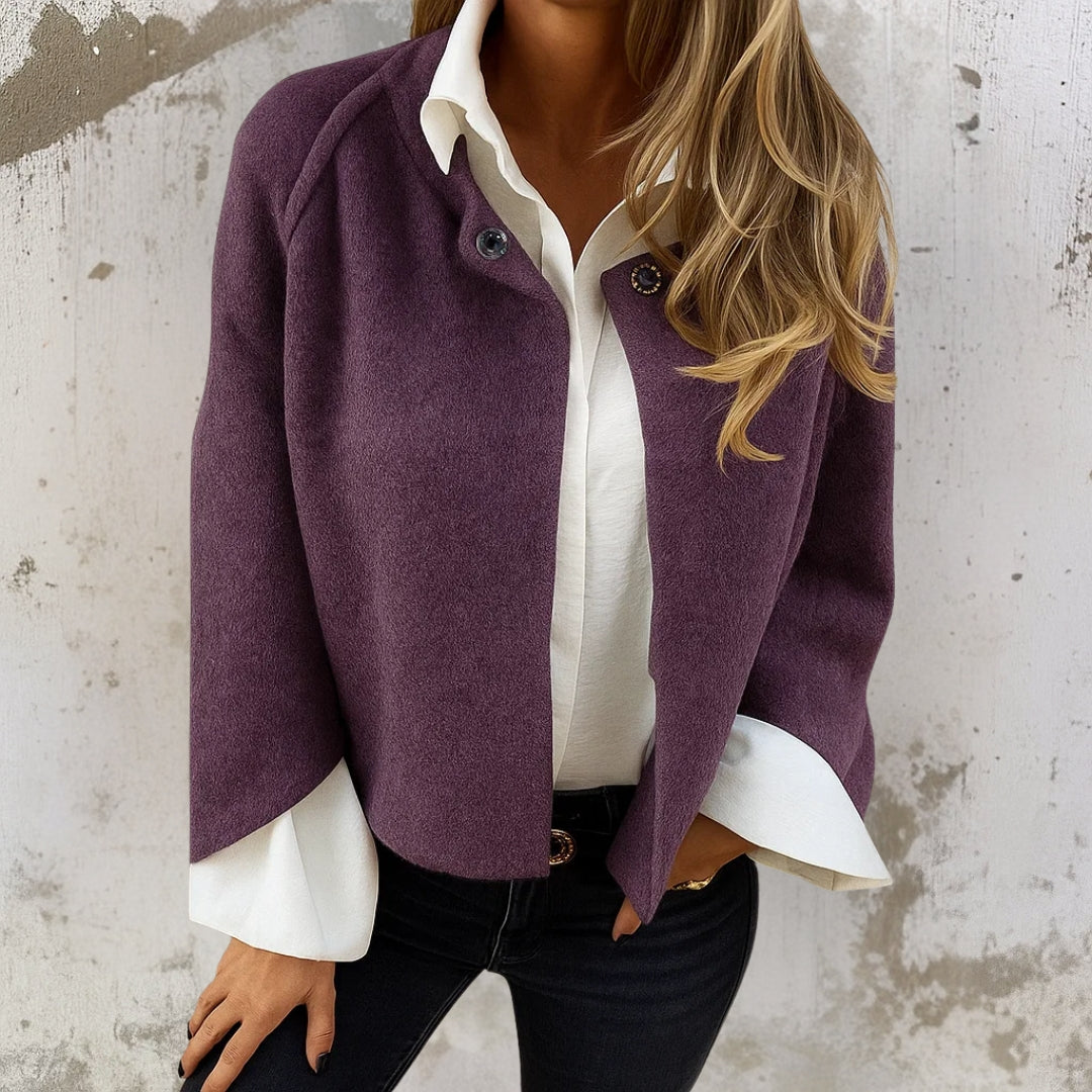 Evelyn | Evelyn Short Cashmere-Feel Jacket