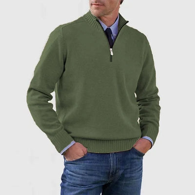 Howard™ | Refined sweater with half zip