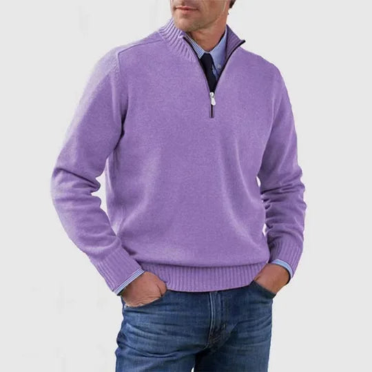 Howard™ | Refined sweater with half zip