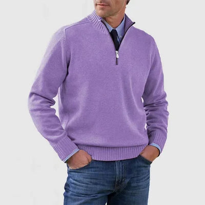Howard™ | Refined sweater with half zip