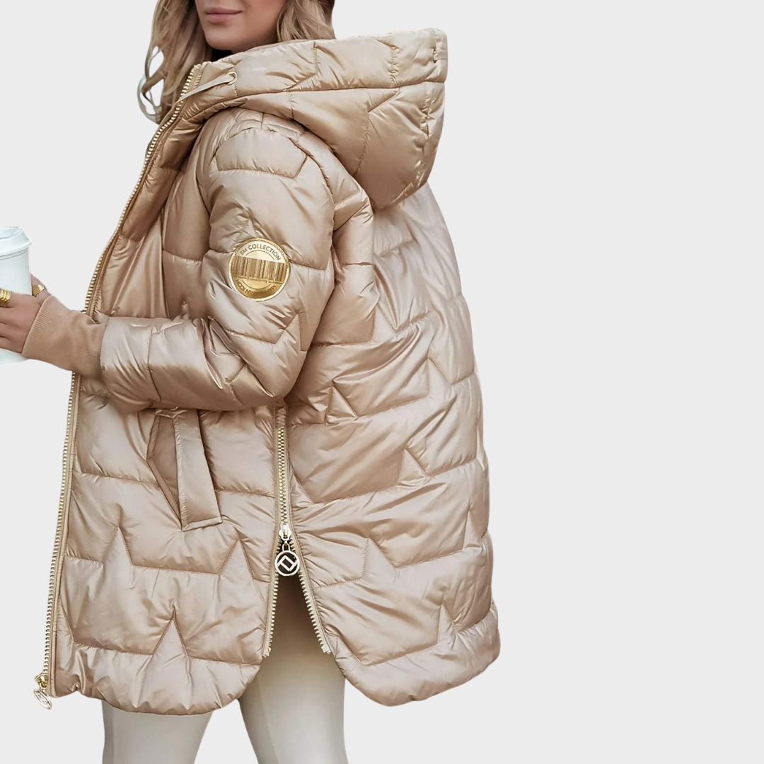 Nolwen - Elegant winter coat with hood