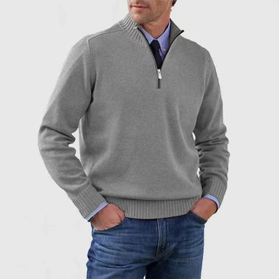 Howard™ | Refined sweater with half zip