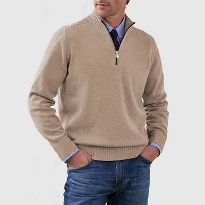 Howard™ | Refined sweater with half zip
