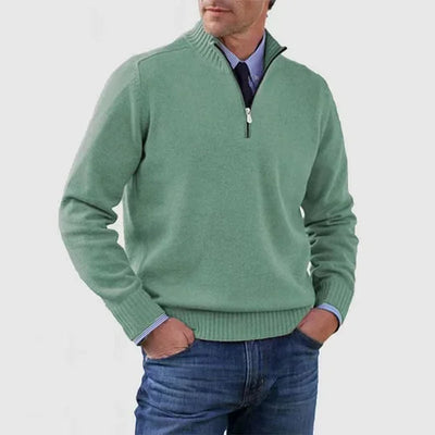 Howard™ | Refined sweater with half zip