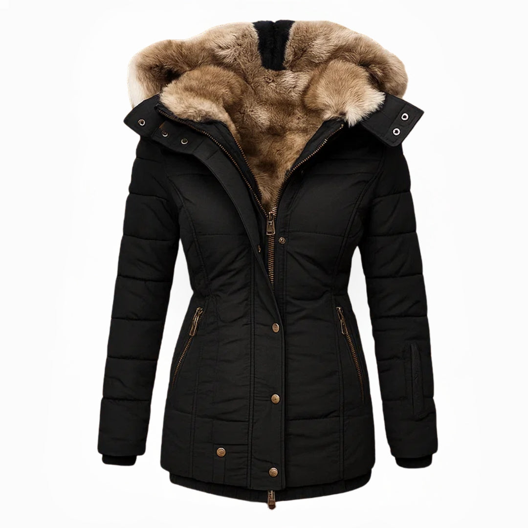 Monroe | Warm fur-lined winter coat