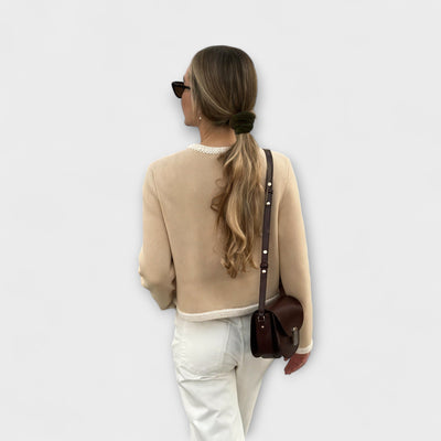 Classic Cardigan with Decorative Pockets