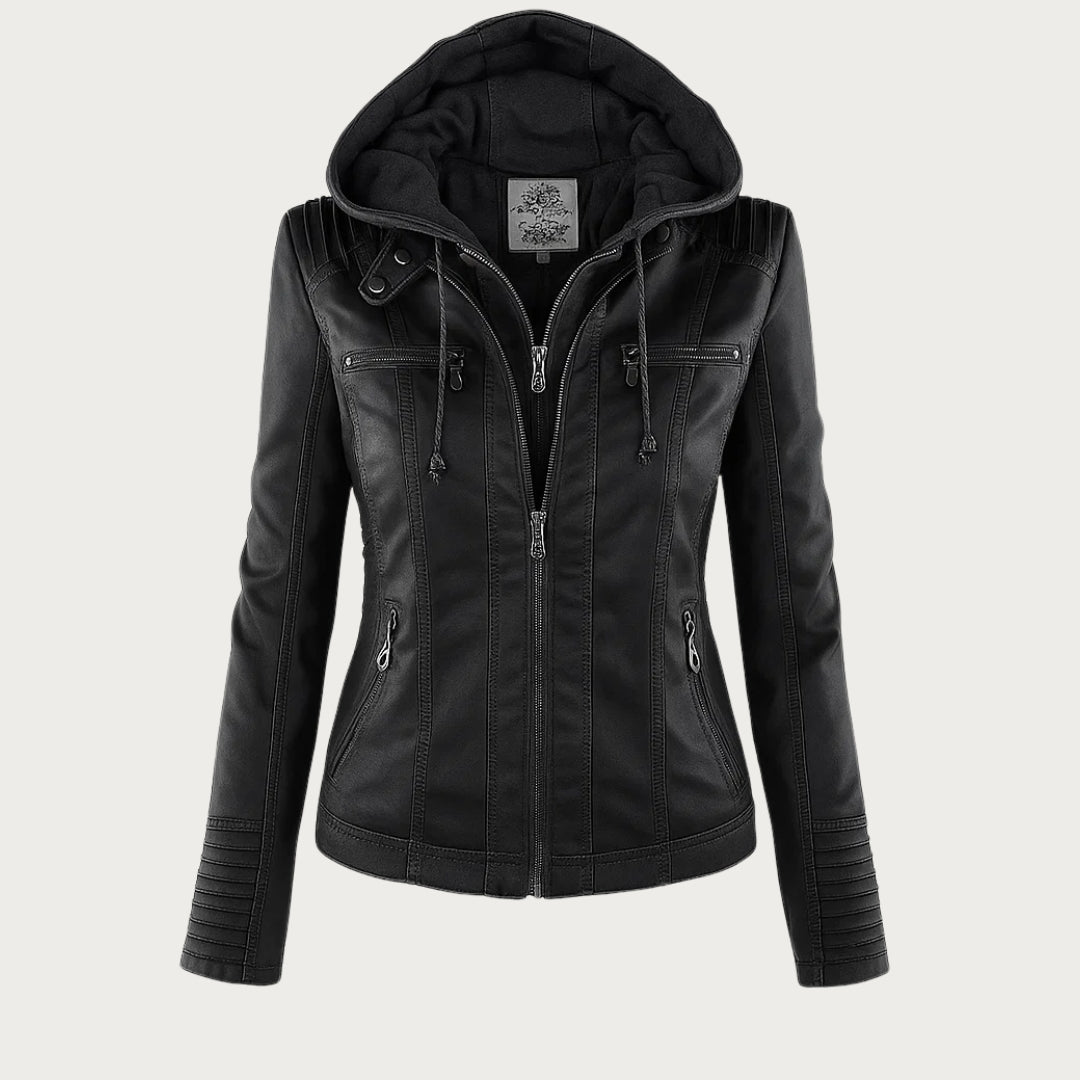 Monika | Robust and elegant leather jacket