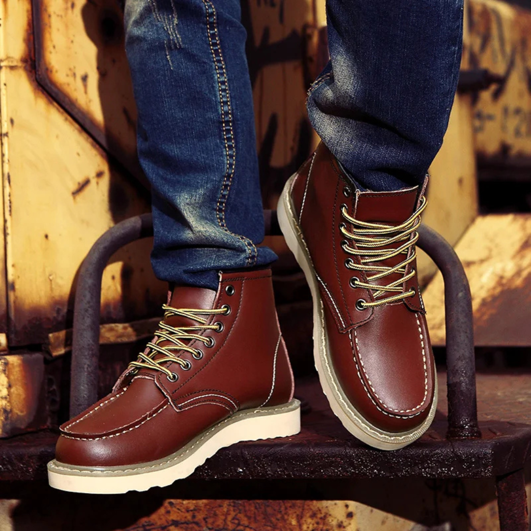 Cole™ | Vintage leather boots