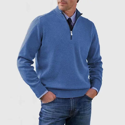 Howard™ | Refined sweater with half zip