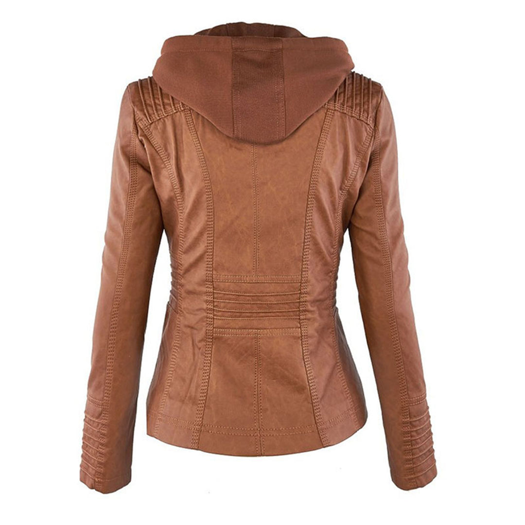 Monika | Robust and elegant leather jacket