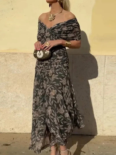 Olwen | Elegant V-Neck Dress