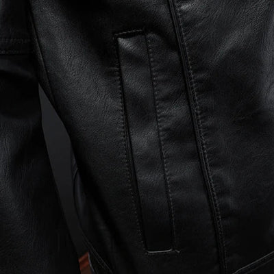 Adrien | Classic Men’s Faux Leather Jacket
