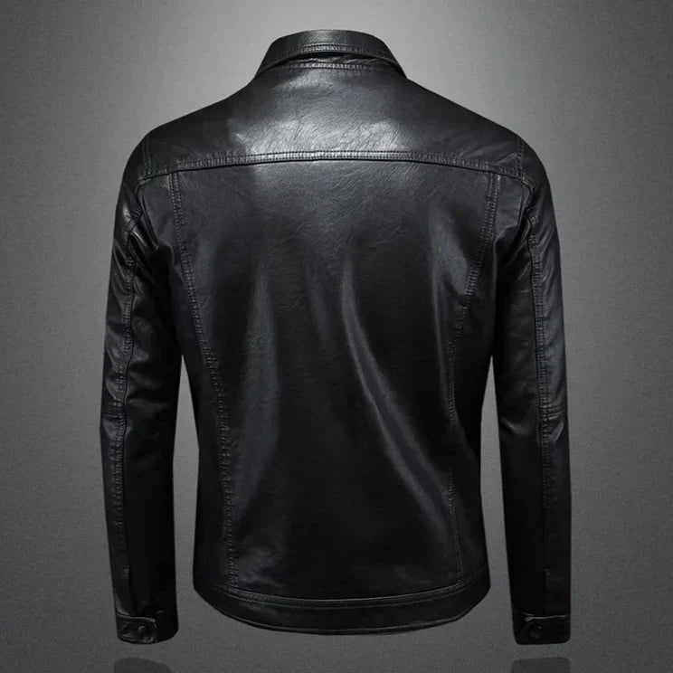 Adrien | Classic Men’s Faux Leather Jacket