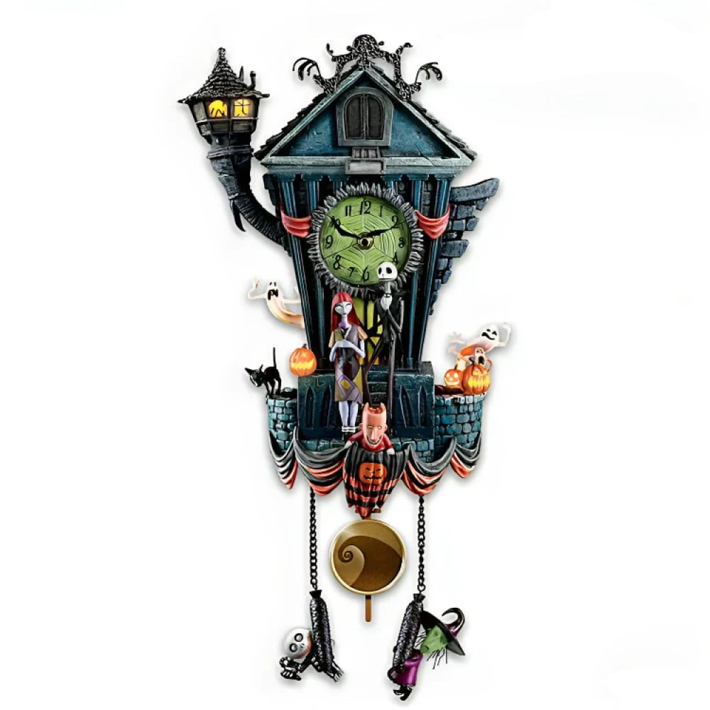 HallowClock - Halloween wall clock, Nightmare before Christmas