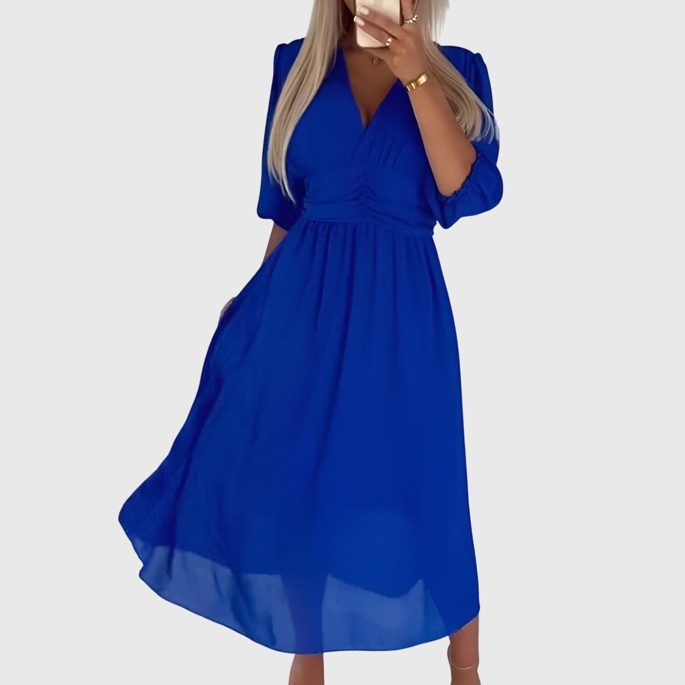 Tessan | Lightweight Silky Chiffon Dress