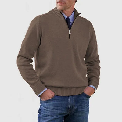 Howard™ | Refined sweater with half zip
