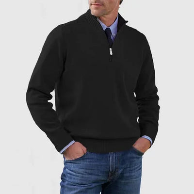 Howard™ | Refined sweater with half zip
