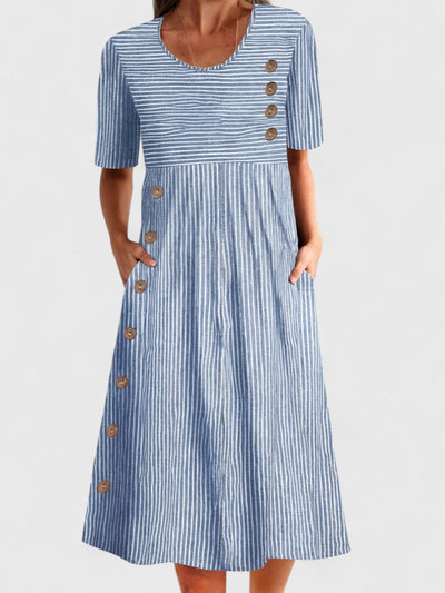 Emma | Striped Summer Dress