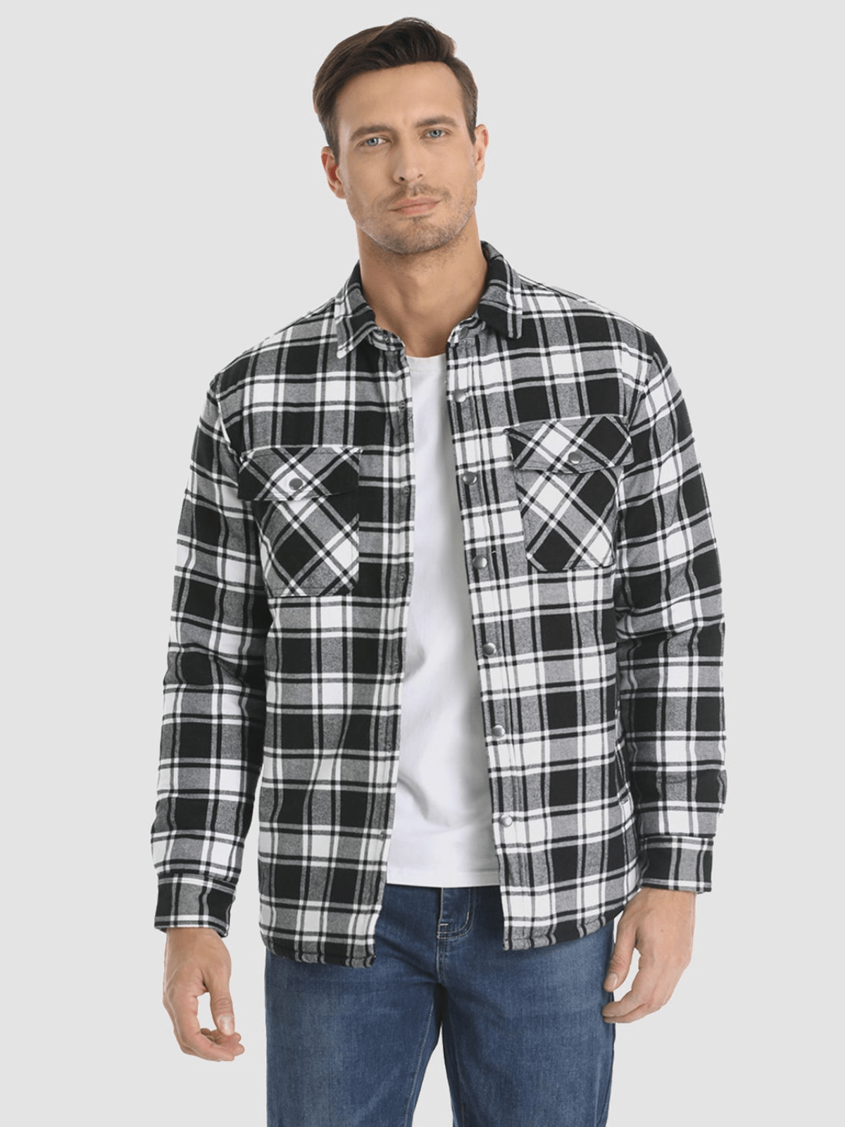 Nathan™ Checkered flannel jacket
