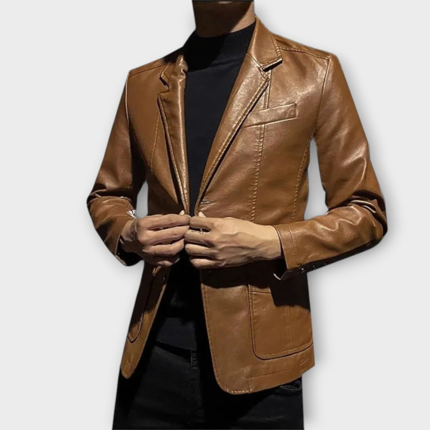 Business Casual Leather Jacket