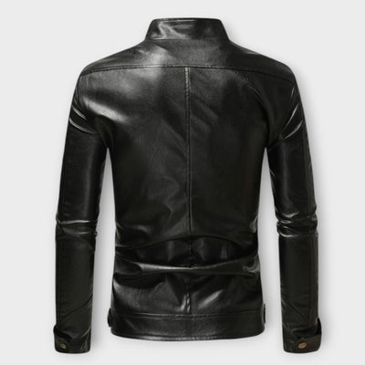 Elegant Men's Leather Jacket