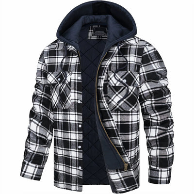 Julius | Checkered jacket with zipper